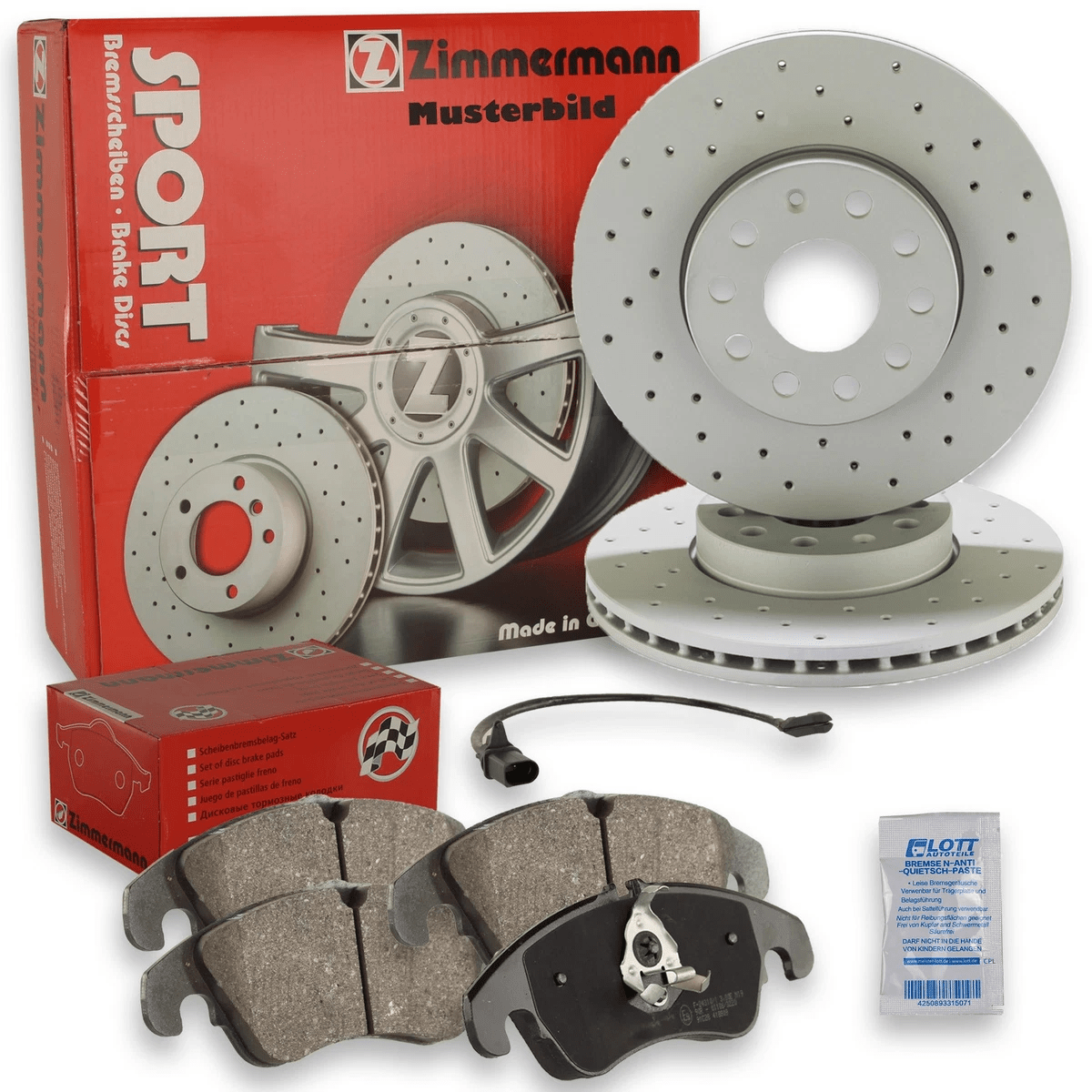 Гальмівні колодки та диски Zimmermann для VW PASSAT (3B2) - безпека та якість Гальмівні колодки та диски Zimmermann для VW PASSAT (3B2) - безпека та якість