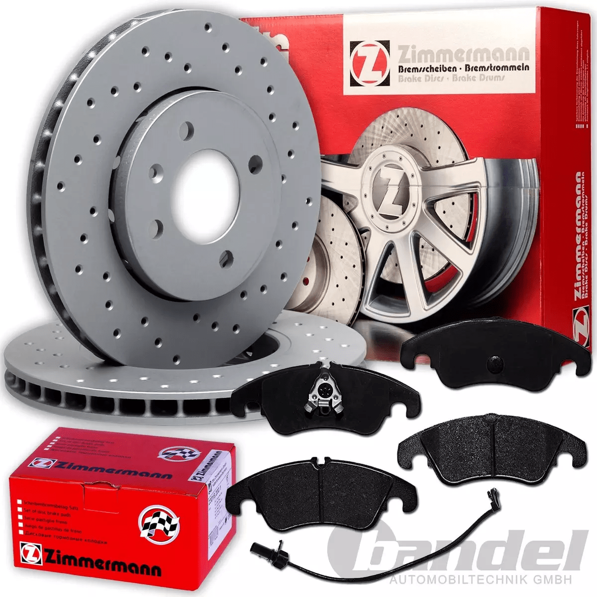 Гальмівні диски та колодки Zimmermann для Toyota Corolla E12 Гальмівні диски та колодки Zimmermann для Toyota Corolla E12