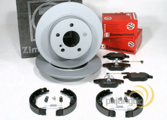 Гальмівні диски та колодки Zimmermann для Toyota Corolla E12 Гальмівні диски та колодки Zimmermann для Toyota Corolla E12